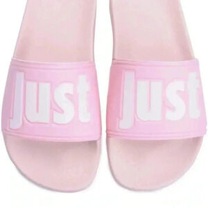 Just Cavalli Footwear - Pool Slides, Pink, fits size 8-8.5 NWT